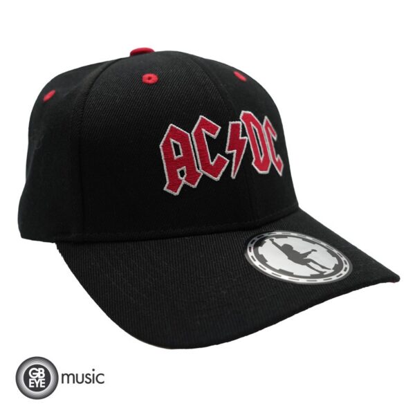 AC/DC - Keps Black & Red - Logo 1