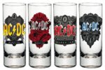 AC/DC Shotglas 4-Pack Black Ice 1