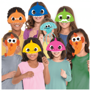 Ansiktsmasker Baby Shark 8-pack 1