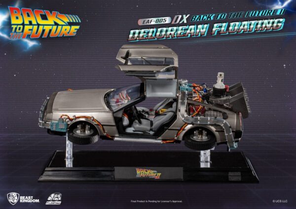 Back to the Future Egg Attack Floating Statue II DeLorean Deluxe Version Exclusive 20 cm 4