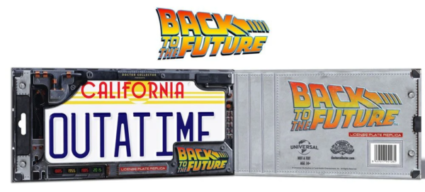 BACK TO THE FUTURE - License Plate Outatime - Replica 1/1 4