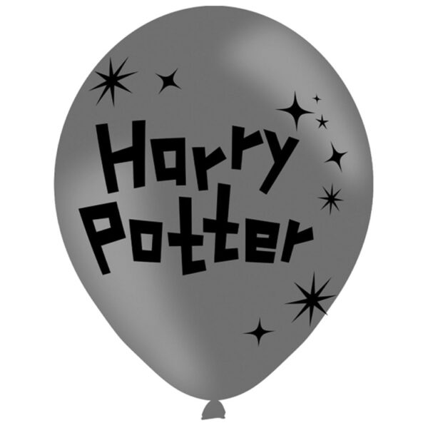 Ballonger Harry Potter Grå, Röd & Gul 6-pack 2