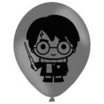 Ballonger Harry Potter Grå, Röd & Gul 6-pack 3