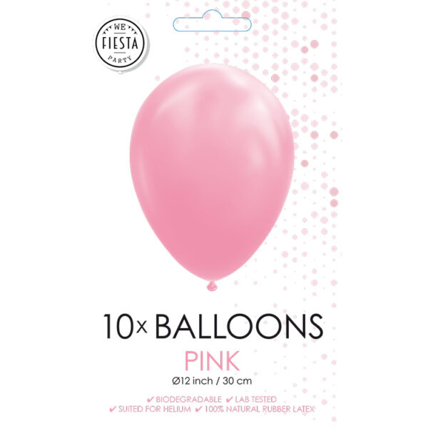 Ballonger Rosa 30 cm 10-pack 3