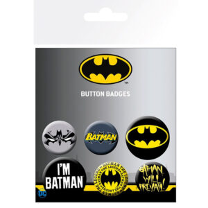 Batman Badges Knapper 6-pak 1