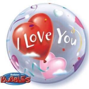 Bubblaballong I love you 1