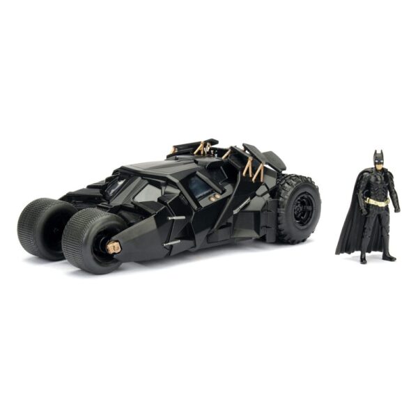 DC Comics Diecast Model 1/24 Batman The Dark Knight Batmobile 1