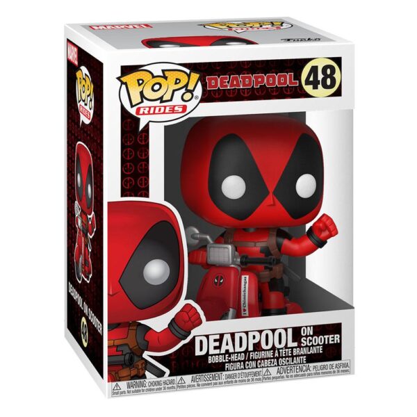 Deadpool POP! Rides Vinyl Figure Deadpool & Scooter 9 cm 2