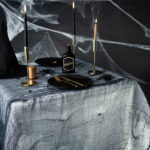 Dekorationsskynke Halloween Svart 210x300cm 2