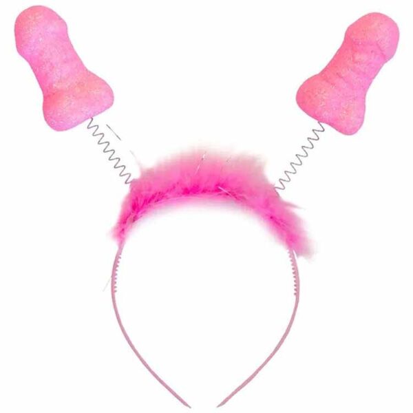 Diadem penis med rosa päls 1