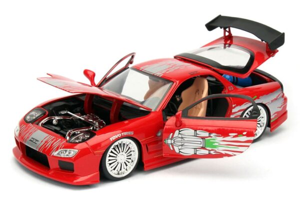 Fast & Furious Diecast Model 1/24 1993 Mazda RX-7 2