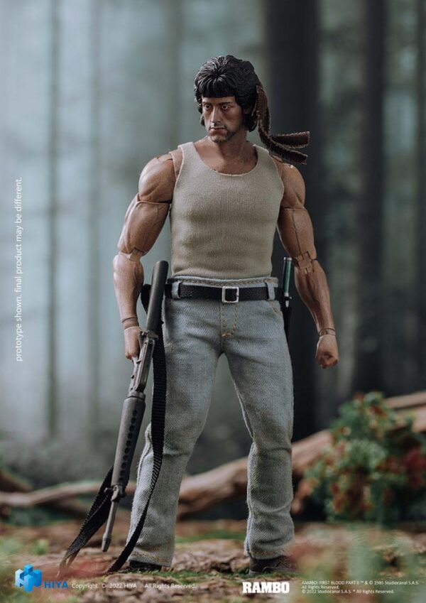 First Blood Exquisite Super Actionfigur 1/12 John Rambo 16 cm 2