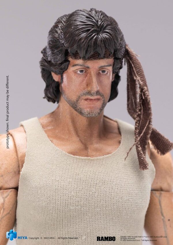 First Blood Exquisite Super Actionfigur 1/12 John Rambo 16 cm 4