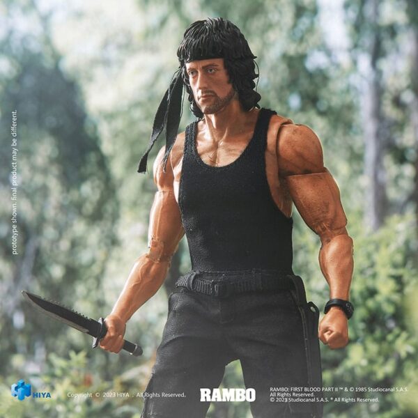 First Blood II Action Figure 1/12 John Rambo 16cm 1