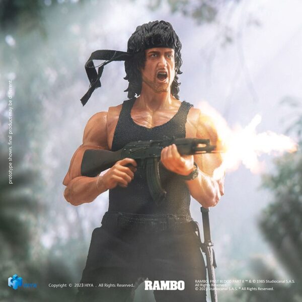 First Blood II Action Figure 1/12 John Rambo 16cm 2