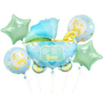 Folieballong Barnvagn Blå 1