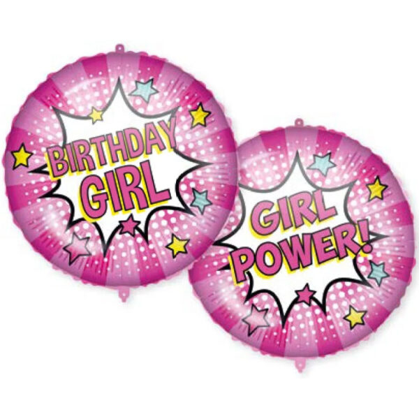 Folieballong "BIRTHDAY GIRL" 1