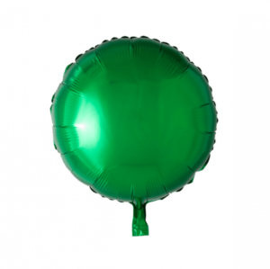 Folieballong rund grön - 46 cm 1