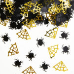 Halloween Foliekonfetti Spindlar & Spindelnät 15g 1