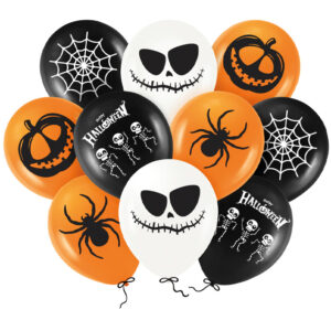 Halloweenballonger Olika Motiv 10-pack 1