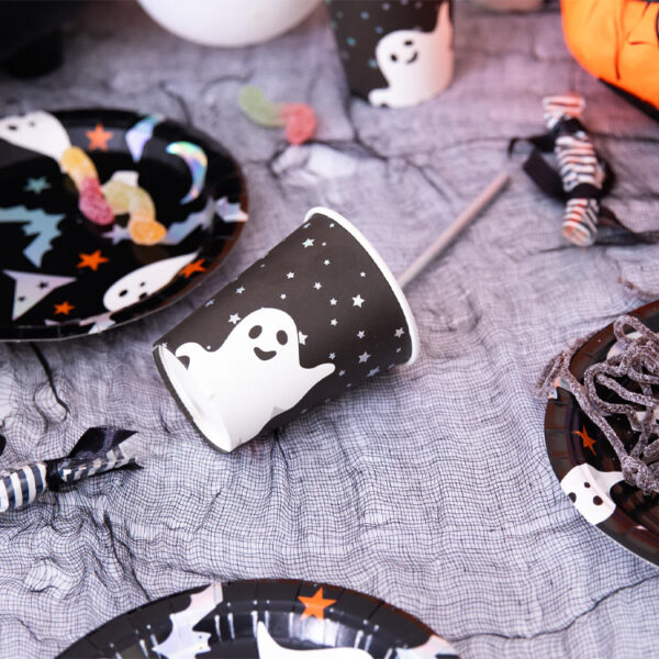 Halloweenspöke Pappersmugg 6-pack 4