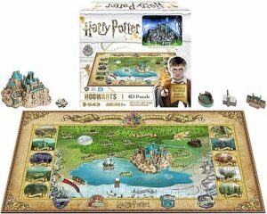 Harry Potter 4D Pussel Mini Hogwarts 1