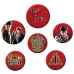 Harry Potter Badges Knappar 6-pack 1