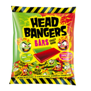 Head Bangers Bars Sour Strawberry & Apple 200 g 1