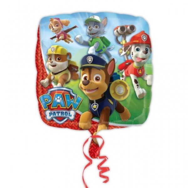 Heliumballong Paw Patrol fyrkantig 1