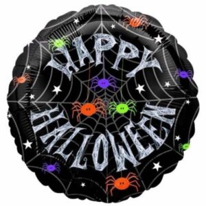 Heliumballong spindlar och Happy Halloween 1