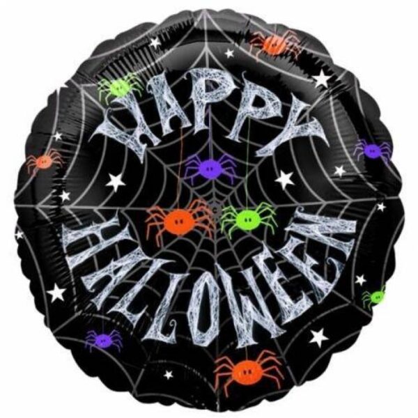 Heliumballong spindlar och Happy Halloween 1