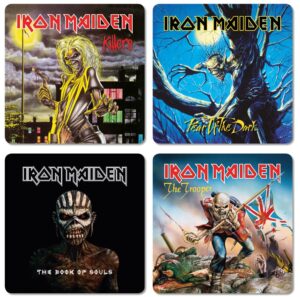 Iron Maiden 4Pcs Coaster Pack 1