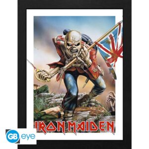 IRON MAIDEN - Framed print - Trooper Eddie 30x40 cm 1