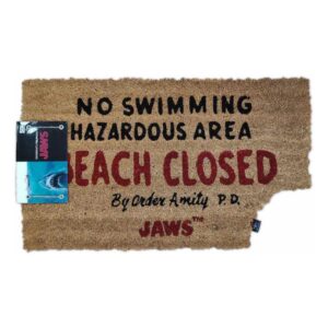 Jaws (Hajen) Beach Closed - Dörrmatta 40 x 60 cm 1