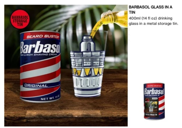 JURASSIC PARK - Barbasol Glass in Tin 400ml 1