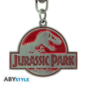 JURASSIC PARK - Nyckelring Metal logo 1