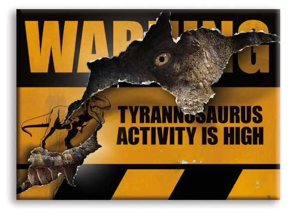 JURASSIC WORLD - T-Rex Sign - Magnet 1