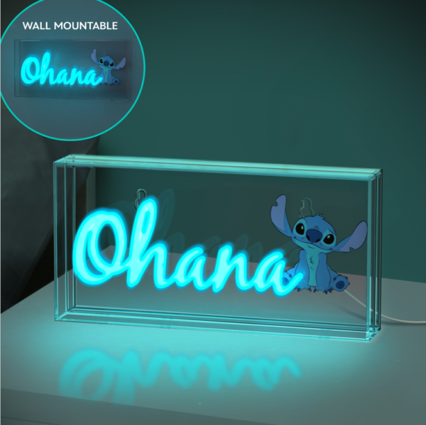 LILO & STITCH - Ohana - Led Neon Light 1