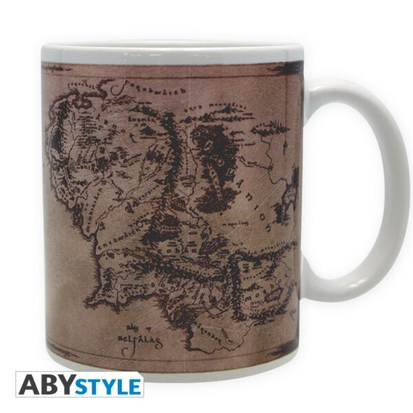 LORD OF THE RINGS - Mugg 320 ml - Map 1