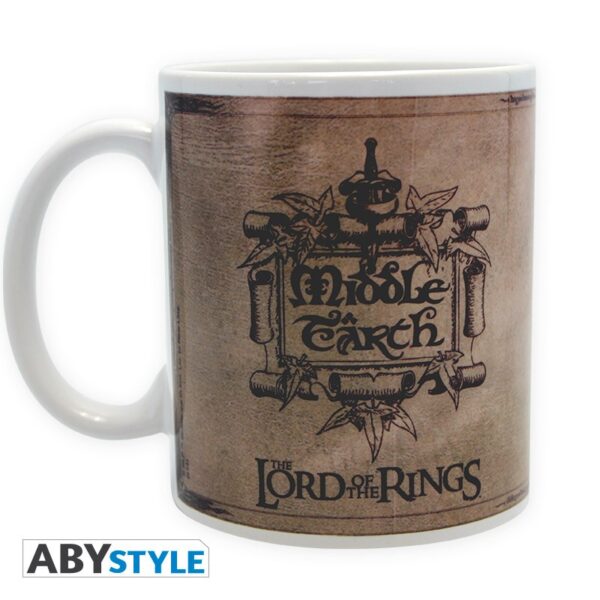 LORD OF THE RINGS - Mugg 320 ml - Map 2