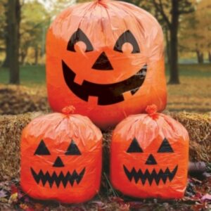 Lövpåsar pumor Halloween 3-pack 1