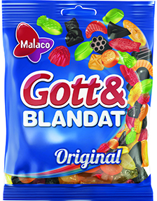 MALACO Gott & Blandat Godispåse 160 g 1