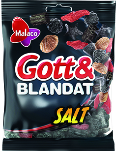 MALACO Gott & Blandat Salt Godispåse 150 g 1