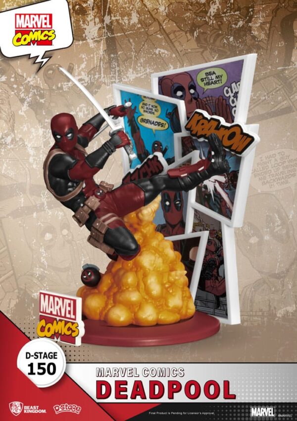 Marvel D-Stage PVC Diorama Deadpool 16 cm 3