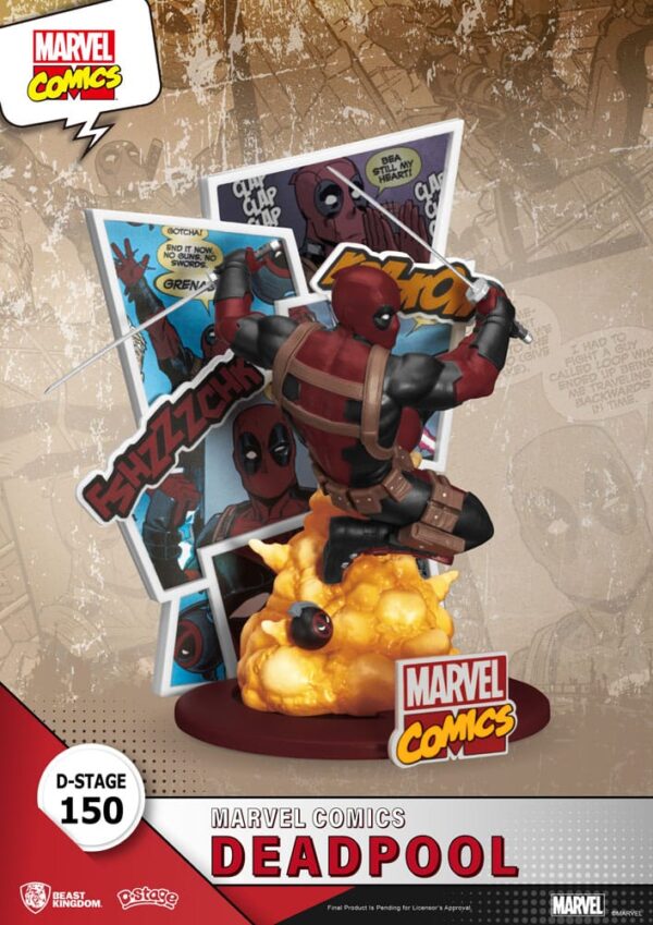 Marvel D-Stage PVC Diorama Deadpool 16 cm 4