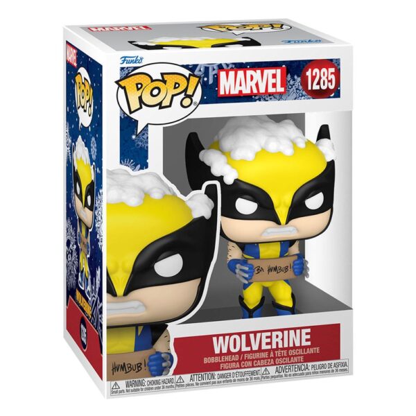 Marvel Holiday POP! Vinyl Figure Wolverine with Sign 9 cm 2