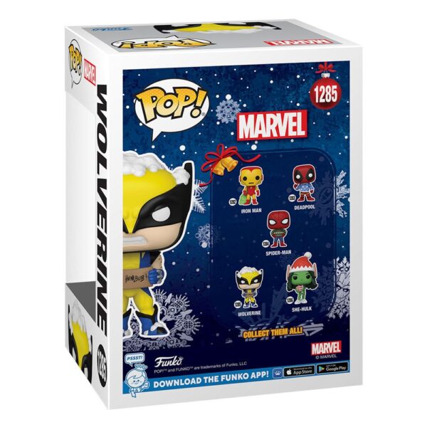 Marvel Holiday POP! Vinyl Figure Wolverine with Sign 9 cm 3