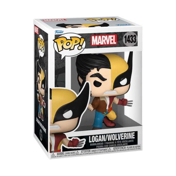 Marvel POP! Vinyl Figure Split- Wolverine/Logan 9 cm 2