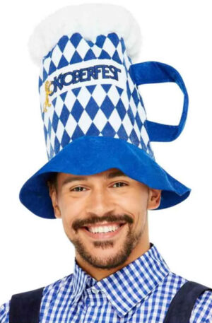 Oktoberfest Öl Hatt Blå/Vit 1