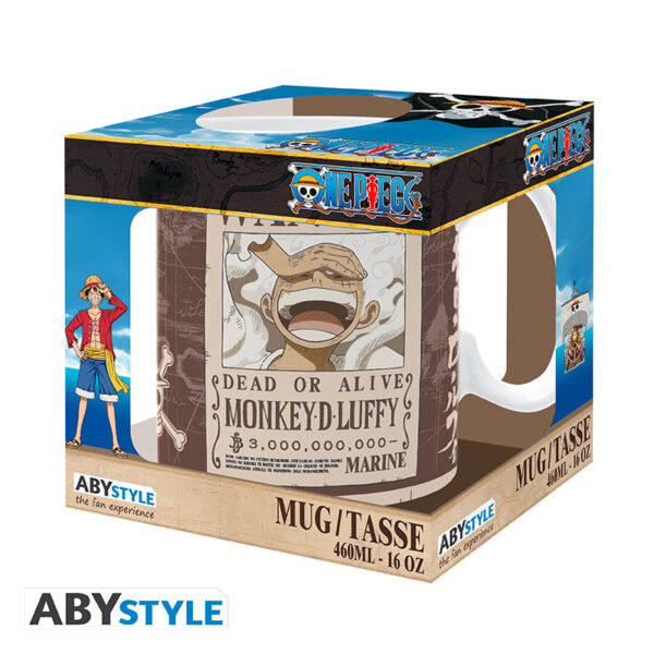 ONE PIECE - Mugg 460 ml - Luffy Wanted 3